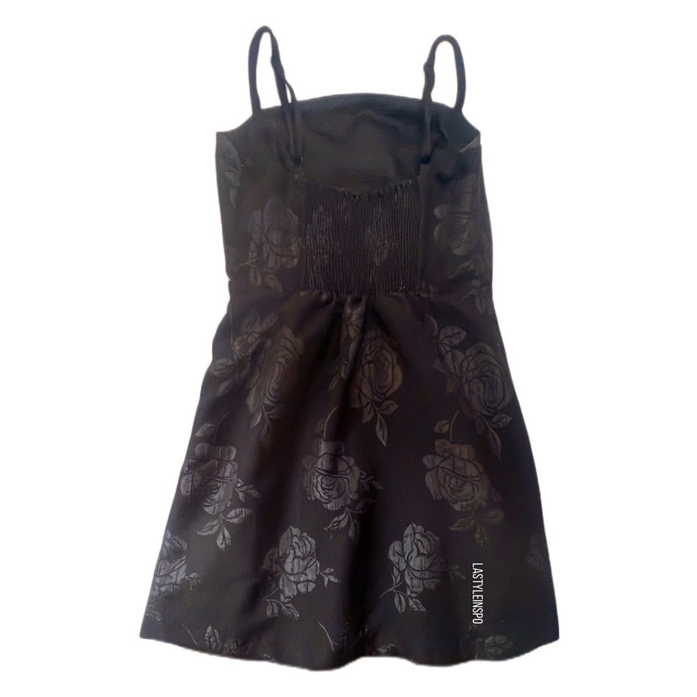 Urban Outfitters Mini dress Silky Floral Black Size XS-S